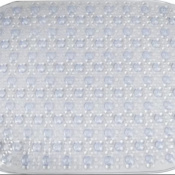 Mainstays Other - Mainstays Oval Bubble Bath Mat, Clear 15' x 27'